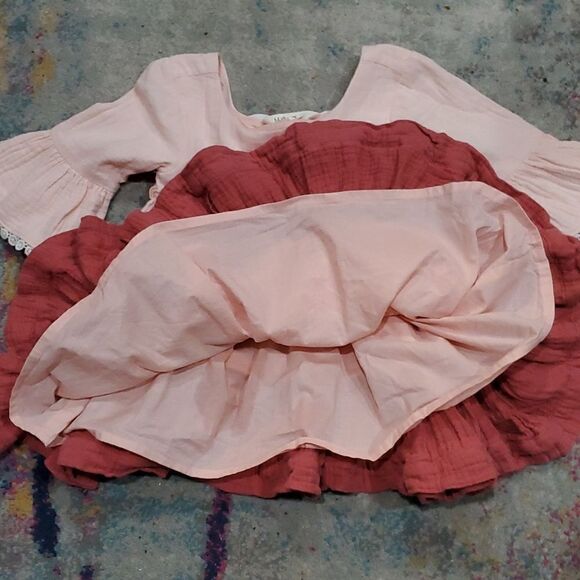 Matilda Jane Forever and Ever Dress in Pink Twirl Size 2 - Picture 11 of 14